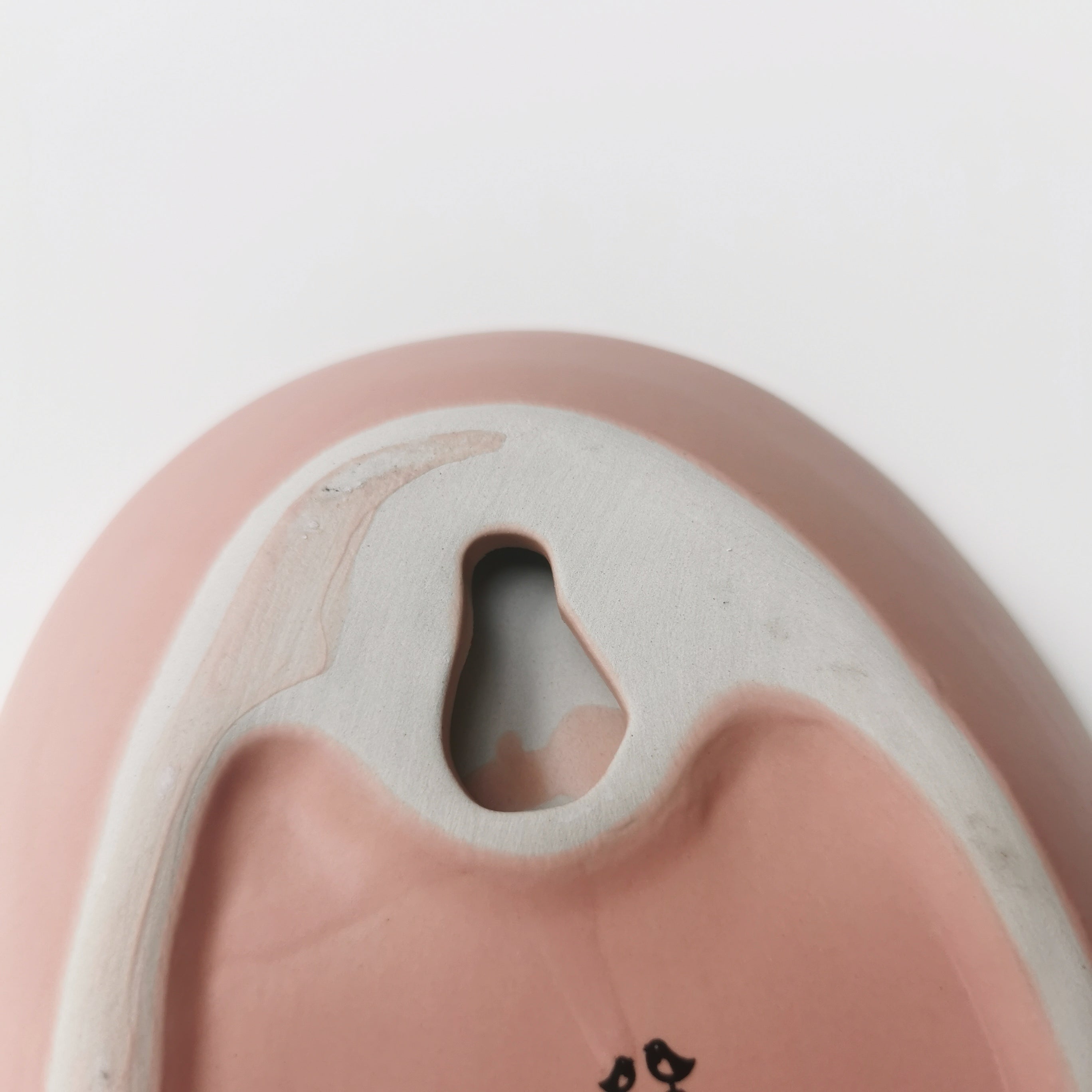 Face Trinket Dish Schmuckschale Matt Pink von Sass & Belle
